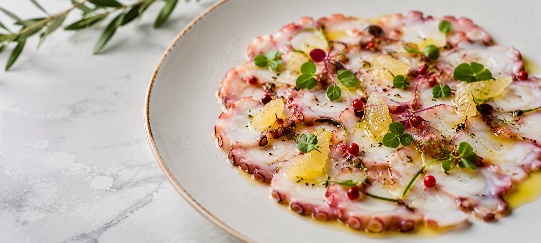 Ahtapot Carpaccio